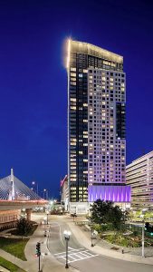 Exterior view of the Avalon North Station building.