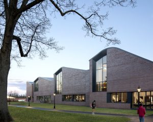 Exterior of Lawrenceville School Tsai Commons and Fieldhouse